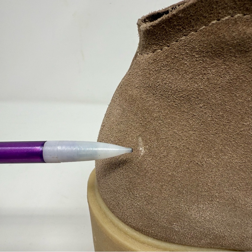 Dolce Vita Cashe H2O Taupe Suede Lug Sole Ankle Platform Boots 8.5 Waterproof - Picture 16 of 16